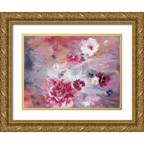 Floral 2 Gold Ornate Wood Framed Art Print with Double Matting by Art Atelier Alliance