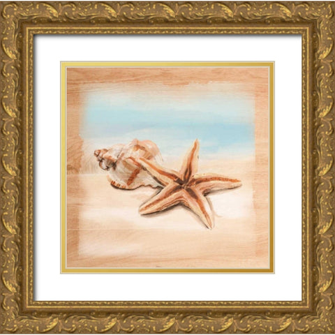 Natural Ocean 2 Gold Ornate Wood Framed Art Print with Double Matting by Art Atelier Alliance