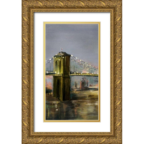 Metropolis 1 Gold Ornate Wood Framed Art Print with Double Matting by Art Atelier Alliance