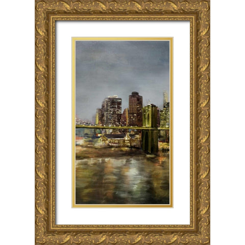 Metropolis 2 Gold Ornate Wood Framed Art Print with Double Matting by Art Atelier Alliance