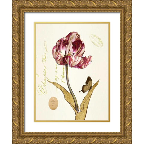 Art Atelier No.5 Gold Ornate Wood Framed Art Print with Double Matting by Art Atelier Alliance