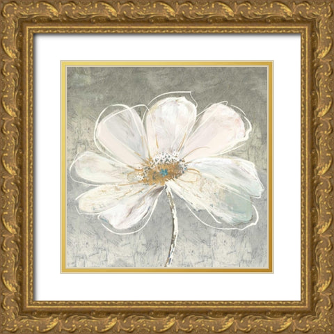 Simplicity Gold Ornate Wood Framed Art Print with Double Matting by Jing, Jin