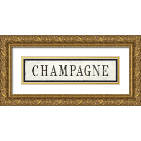 Champagne Gold Ornate Wood Framed Art Print with Double Matting by Fabiano, Marco