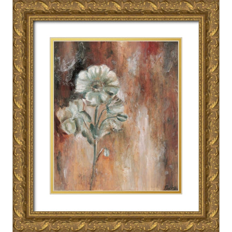 Papaveraceae I Gold Ornate Wood Framed Art Print with Double Matting by van den Bogerd, Escha