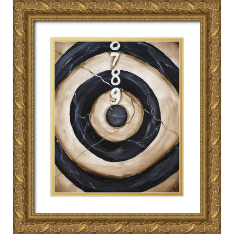 Colonic II Gold Ornate Wood Framed Art Print with Double Matting by Elki,O