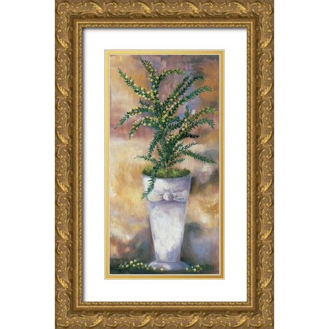 Tamed broom Gold Ornate Wood Framed Art Print with Double Matting by Withaar, Rian