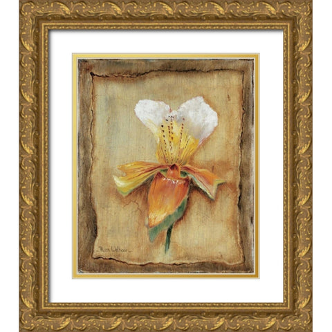 Spring impression I Gold Ornate Wood Framed Art Print with Double Matting by Withaar, Rian