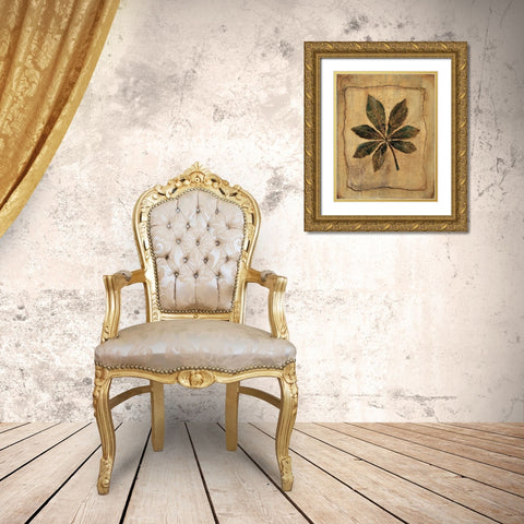 Autumn impression I Gold Ornate Wood Framed Art Print with Double Matting by Withaar, Rian