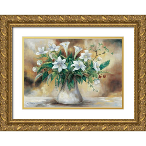 A combination of purity II Gold Ornate Wood Framed Art Print with Double Matting by Withaar, Rian