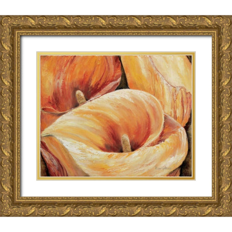 Aurum in detail Gold Ornate Wood Framed Art Print with Double Matting by Withaar, Rian