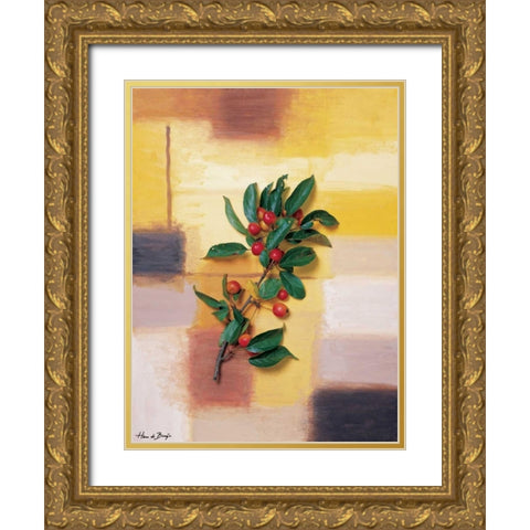 Timeless colours I Gold Ornate Wood Framed Art Print with Double Matting by de Bruijn, Hans