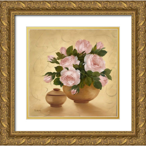 Subtile decorations III Gold Ornate Wood Framed Art Print with Double Matting by Tobias, Horst