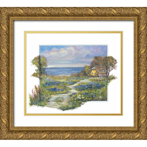 Time stood still Gold Ornate Wood Framed Art Print with Double Matting by Schottler, Katharina