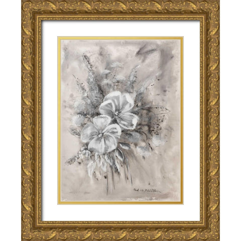 Greytone II Gold Ornate Wood Framed Art Print with Double Matting by Schottler, Katharina