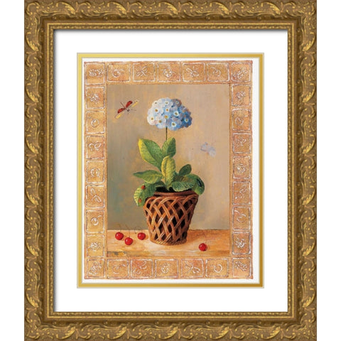 La Primavera  Gold Ornate Wood Framed Art Print with Double Matting by du Ciel, Milieu