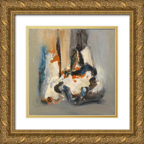 Movement II Gold Ornate Wood Framed Art Print with Double Matting by van Engelshoven, Marie T