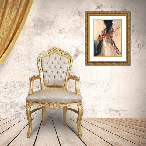 Centre III Gold Ornate Wood Framed Art Print with Double Matting by van Engelshoven, Marie T