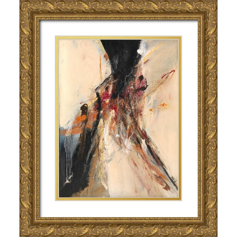 Centre III Gold Ornate Wood Framed Art Print with Double Matting by van Engelshoven, Marie T