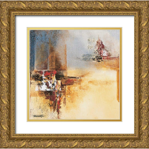 Die another Day l Gold Ornate Wood Framed Art Print with Double Matting by Geurts, Nelly