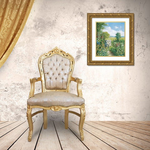 Endless destination Gold Ornate Wood Framed Art Print with Double Matting by Motz, Peter