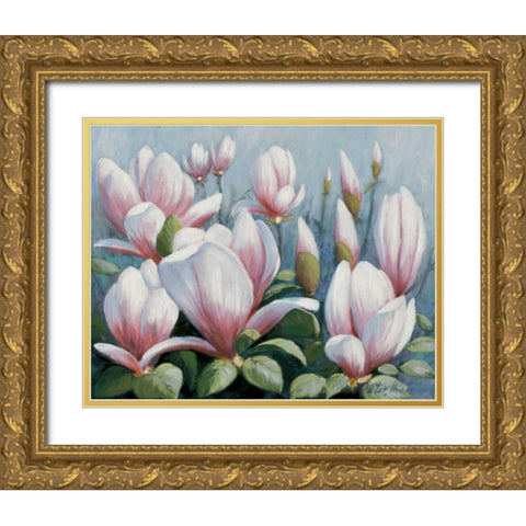 Beauty of silence Gold Ornate Wood Framed Art Print with Double Matting by Motz, Peter