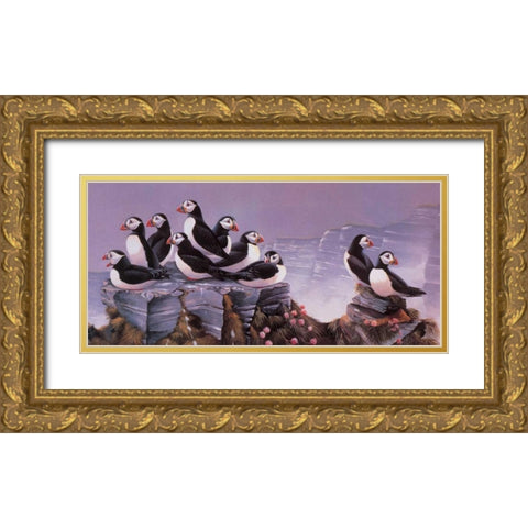 All together now II Gold Ornate Wood Framed Art Print with Double Matting by Weenink, Ruud