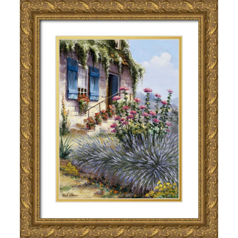 Dune Gold Ornate Wood Framed Art Print with Double Matting by Withaar, Reint