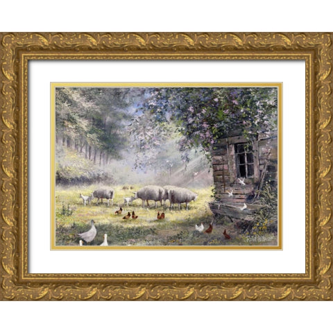 Tradionally II Gold Ornate Wood Framed Art Print with Double Matting by Withaar, Reint