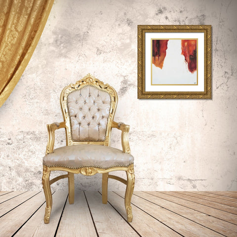 Sienna II Gold Ornate Wood Framed Art Print with Double Matting by Gerbecks, Tilly