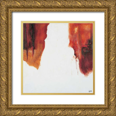 Sienna II Gold Ornate Wood Framed Art Print with Double Matting by Gerbecks, Tilly