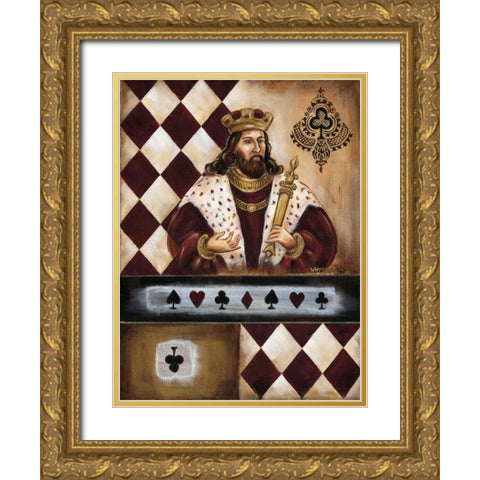 Casino V Gold Ornate Wood Framed Art Print with Double Matting by Fields, Wendy