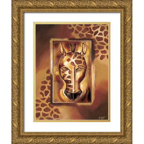 Umbo II Gold Ornate Wood Framed Art Print with Double Matting by Fields, Wendy