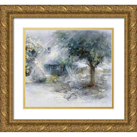 A place to be Gold Ornate Wood Framed Art Print with Double Matting by Haenraets, Willem