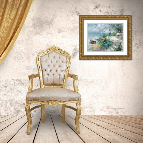 Hope on the horizon Gold Ornate Wood Framed Art Print with Double Matting by Haenraets, Willem