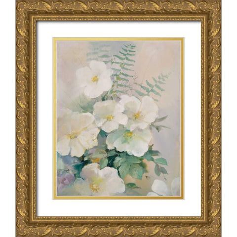 Shiny II Gold Ornate Wood Framed Art Print with Double Matting by Haenraets, Willem