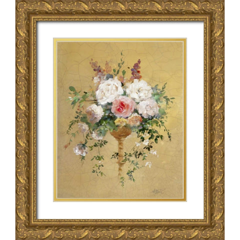 Shiny V Gold Ornate Wood Framed Art Print with Double Matting by Haenraets, Willem