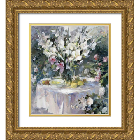 Shera Gold Ornate Wood Framed Art Print with Double Matting by Haenraets, Willem