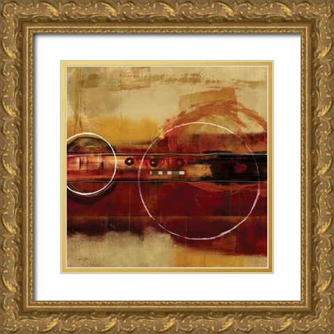 GRAVITATION II Gold Ornate Wood Framed Art Print with Double Matting by Yang, Eric