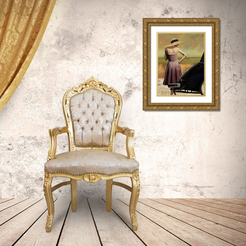 THE GETAWAY I Gold Ornate Wood Framed Art Print with Double Matting by Yang, Eric