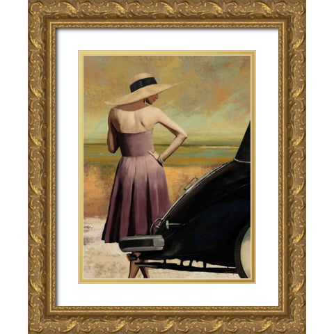 THE GETAWAY I Gold Ornate Wood Framed Art Print with Double Matting by Yang, Eric