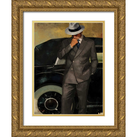 THE GETAWAY II Gold Ornate Wood Framed Art Print with Double Matting by Yang, Eric