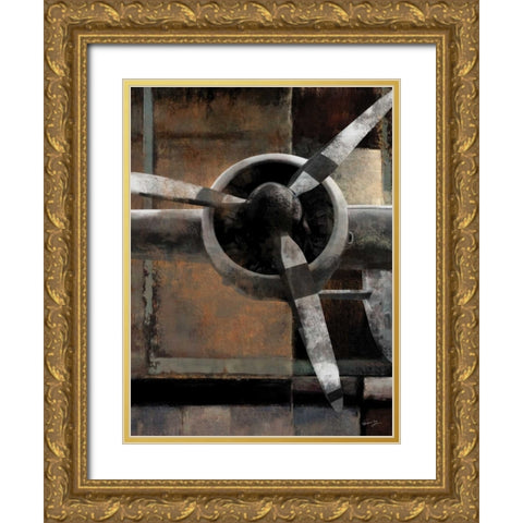 LEADING EDGE V Gold Ornate Wood Framed Art Print with Double Matting by Yang, Eric