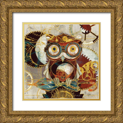 ERICS AUTOMATA I Gold Ornate Wood Framed Art Print with Double Matting by Yang, Eric