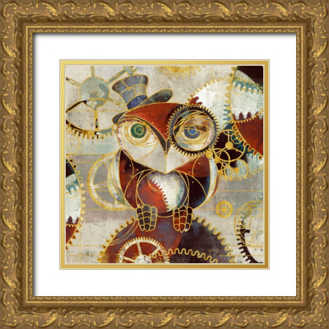 ERICS AUTOMATA II Gold Ornate Wood Framed Art Print with Double Matting by Yang, Eric