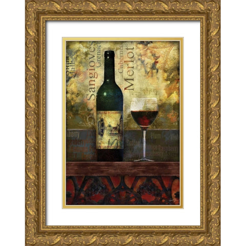 TASTING ROOM I Gold Ornate Wood Framed Art Print with Double Matting by Yang, Eric