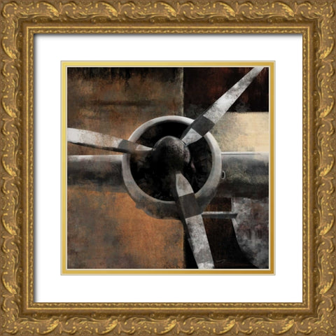 LEADING EDGE IV Gold Ornate Wood Framed Art Print with Double Matting by Yang, Eric