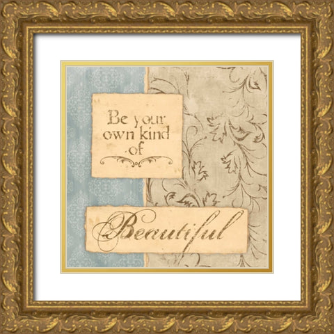BEAUTIFUL Gold Ornate Wood Framed Art Print with Double Matting by Ballantyne, Piper