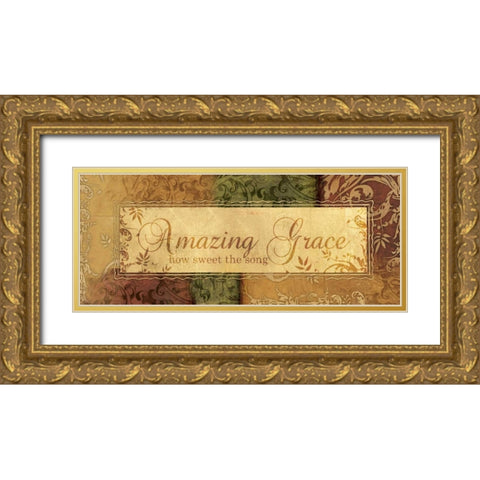 HOW SWEET THE SONG Gold Ornate Wood Framed Art Print with Double Matting by Ballantyne, Piper