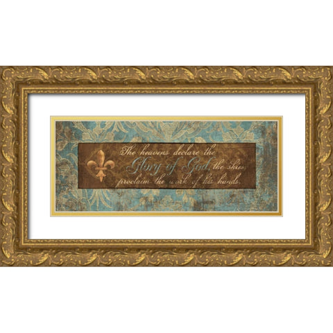 GLORY OF GOD Gold Ornate Wood Framed Art Print with Double Matting by Ballantyne, Piper
