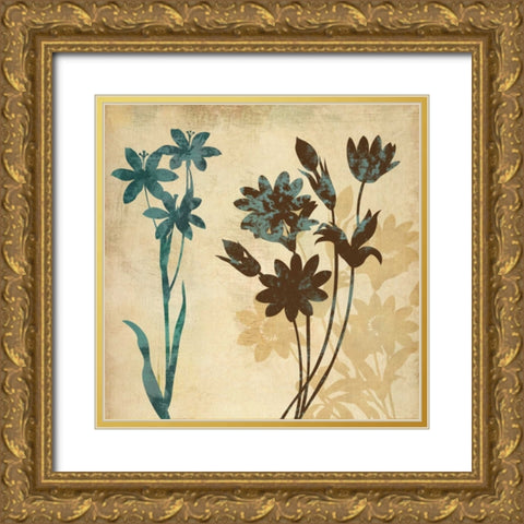 SILHOUETTE WHISPERS II Gold Ornate Wood Framed Art Print with Double Matting by Ballantyne, Piper